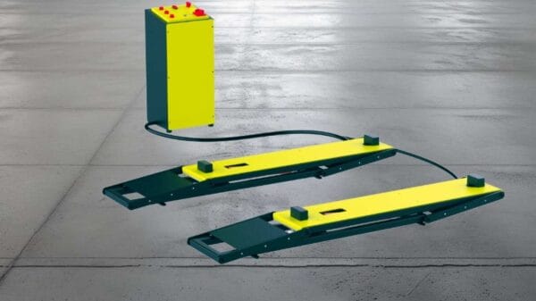Liftin 50 cm’ye tam yükselmiş çalışma pozisyonu